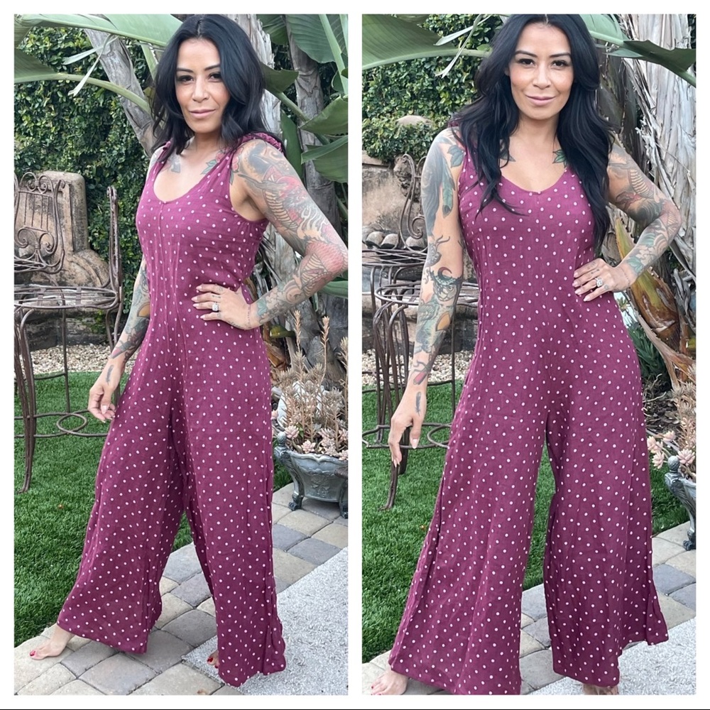 Martina Innocenti Italy maroon jumpsuit
